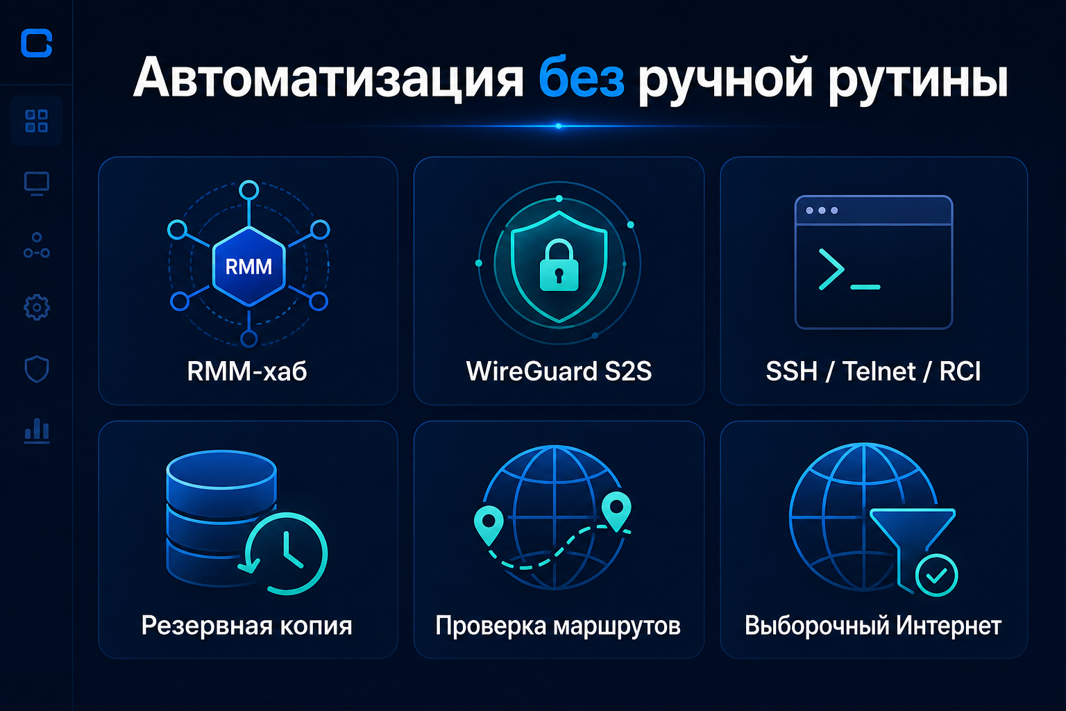 Возможности Keenetic WireGuard S2S
