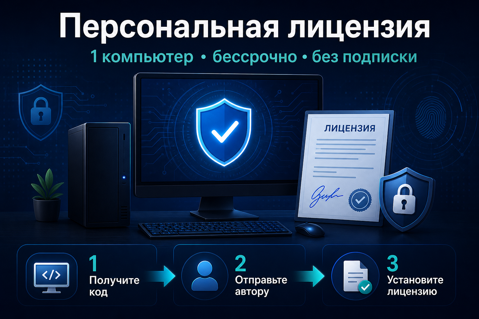 Привязка лицензии к компьютеру